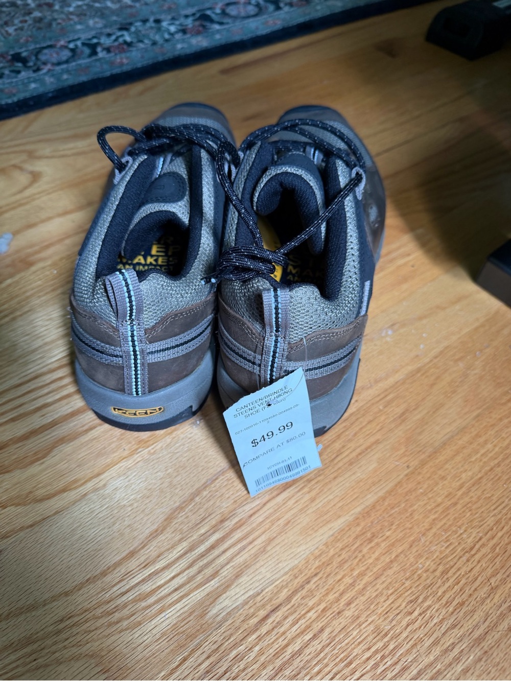 KEEN Men's Brown and Gray Steen Trail Sneakers Sz 11 NWOB - Picture 5 of 5